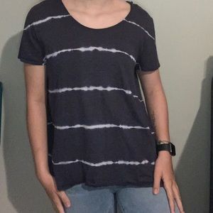 Navy Blue stripped shirt